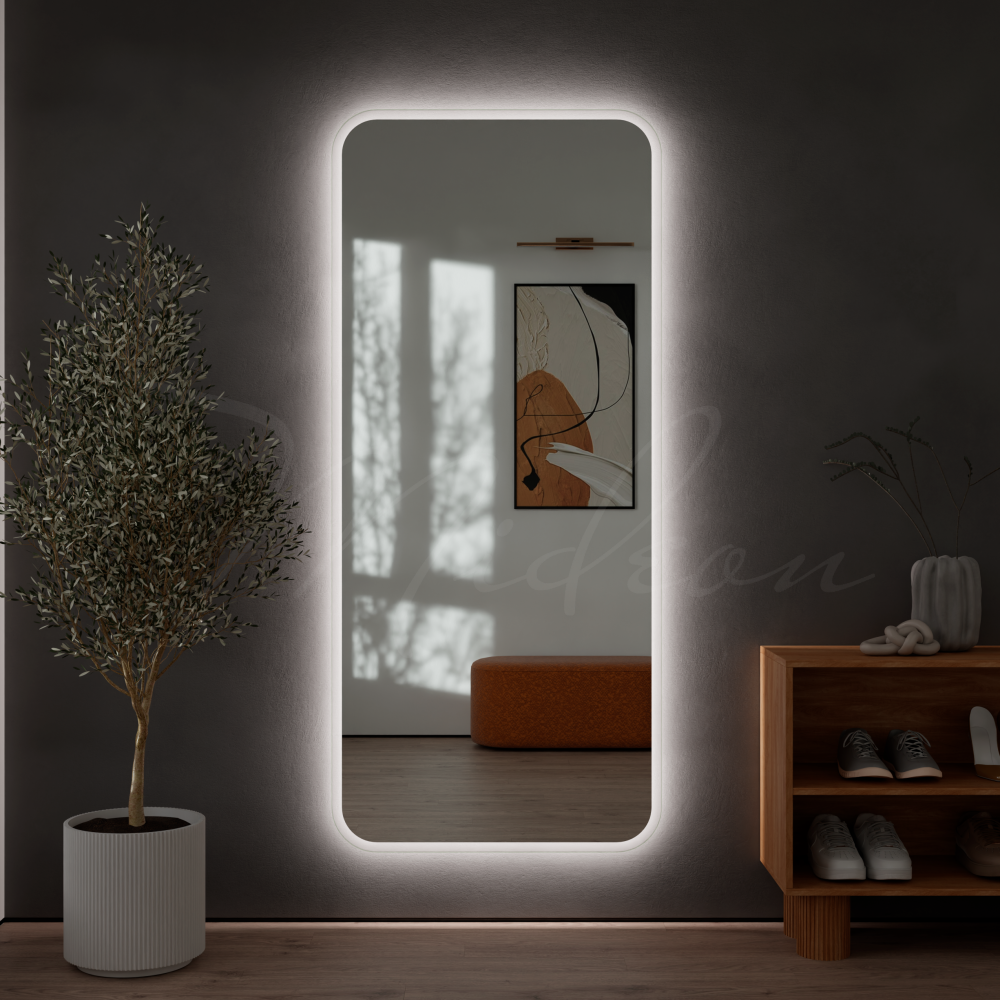 Зеркало в прихожую «Глория-XL» (Pearl-XL) с интерьерной подсветкой — фото 1